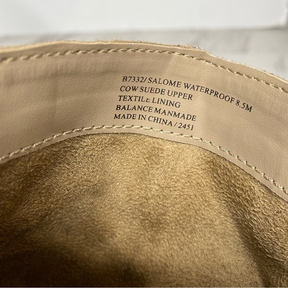 New! Blondo Salome Tan Suede Bootie 8 1/2 - Picture 12 of 15
